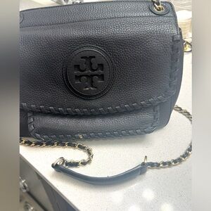Tory Burch Black and gold bag